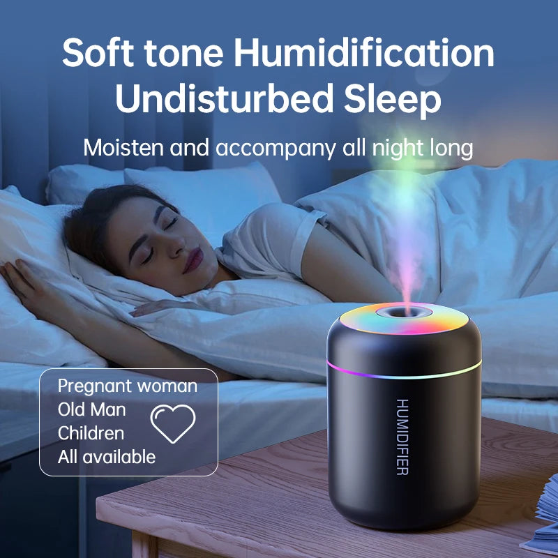 humidificador mini de 180 ml no solo libera vapor: transforma el ambiente.